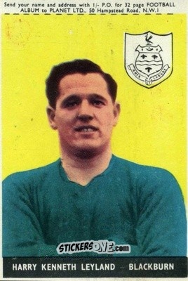 Cromo Harry Leyland - Footballers 1958-1959
 n. 24a - A&BC