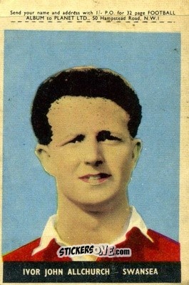 Figurina Ivor Allchurch - Footballers 1958-1959
 n. 54 - A&BC