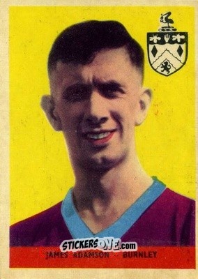 Sticker James Adamson - Footballers 1958-1959
 n. 82 - A&BC