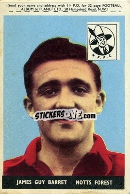 Cromo James Barret - Footballers 1958-1959
 - A&BC