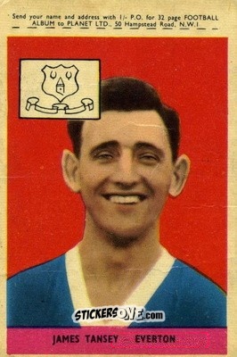 Sticker James Tansley - Footballers 1958-1959
 n. 90 - A&BC
