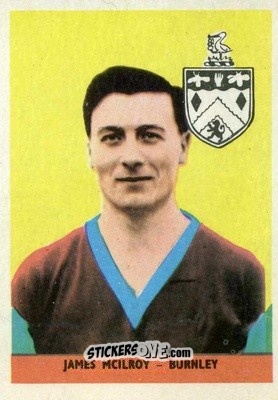 Sticker Jimmy McIlroy - Footballers 1958-1959
 n. 37b - A&BC