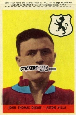Sticker John Dixon - Footballers 1958-1959
 - A&BC