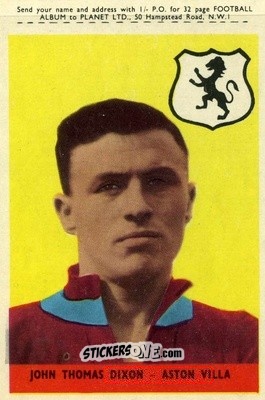 Cromo John Dixon - Footballers 1958-1959
 n. 40b - A&BC