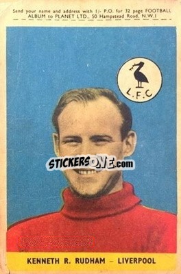 Sticker Kenneth Rudham - Footballers 1958-1959
 - A&BC