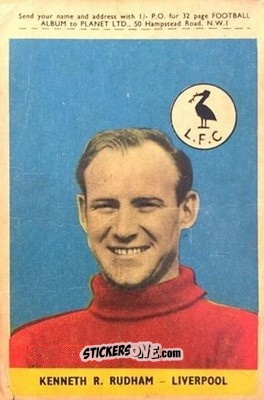 Sticker Kenneth Rudham - Footballers 1958-1959
 - A&BC