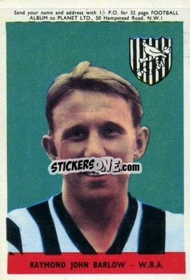 Sticker Ray Barlow - Footballers 1958-1959
 - A&BC