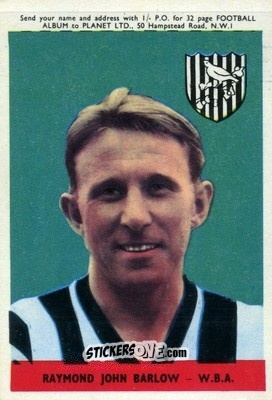 Cromo Ray Barlow - Footballers 1958-1959
 n. 9b - A&BC