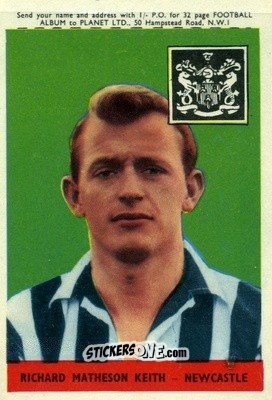 Sticker Richard Keith - Footballers 1958-1959
 n. 8b - A&BC