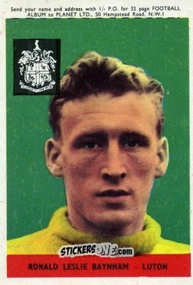 Sticker Ron Baynham - Footballers 1958-1959
 n. 12a - A&BC