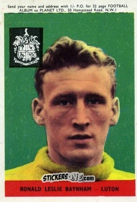 Cromo Ron Baynham - Footballers 1958-1959
 - A&BC