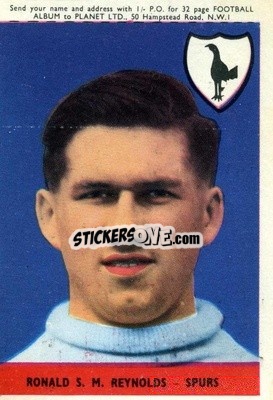 Sticker Ronald Reynolds - Footballers 1958-1959
 - A&BC