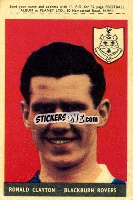 Sticker Ronnie Clayton - Footballers 1958-1959
 - A&BC