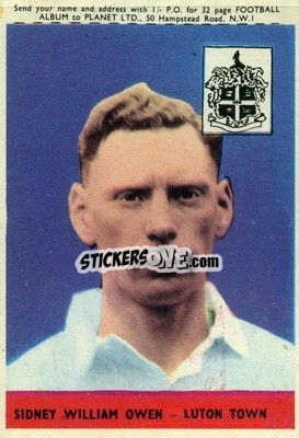Sticker Sidney Owen - Footballers 1958-1959
 - A&BC