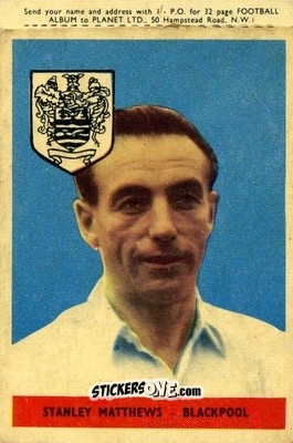 Sticker Stanley Matthews - Footballers 1958-1959
 n. 61 - A&BC