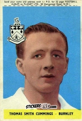 Figurina Tom Cummings - Footballers 1958-1959
 n. 44b - A&BC
