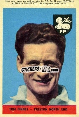 Sticker Tom Finney - Footballers 1958-1959
 - A&BC