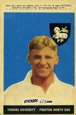 Sticker Tommy Docherty - Footballers 1958-1959
 n. 58 - A&BC