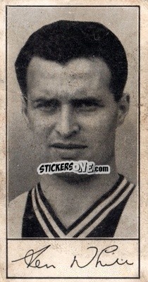 Sticker Len White - Famous Footballers (A7) 1959
 n. 34 - Barratt & Co.
