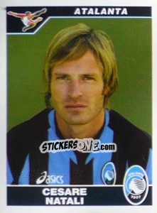 Sticker Cesare Natali - Calciatori 2004-2005 - Panini