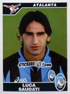 Sticker Luca Saudati - Calciatori 2004-2005 - Panini