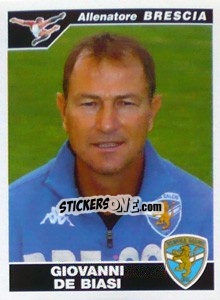 Figurina Giovanni De Biasi (Allenatore) - Calciatori 2004-2005 - Panini