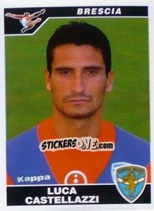 Sticker Luca Castellazzi - Calciatori 2004-2005 - Panini