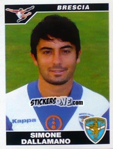 Sticker Simone Dallamano - Calciatori 2004-2005 - Panini