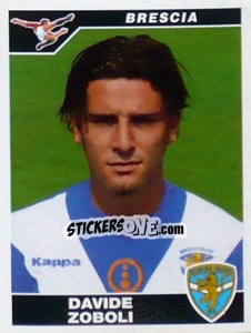 Sticker Davide Zoboli - Calciatori 2004-2005 - Panini