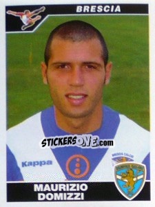 Cromo Maurizio Domizzi - Calciatori 2004-2005 - Panini