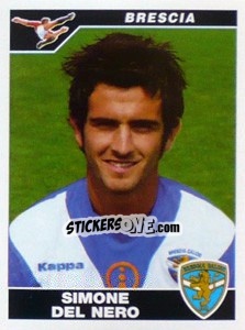 Sticker Simone Del Nero - Calciatori 2004-2005 - Panini