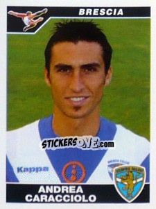 Sticker Andrea Caracciolo - Calciatori 2004-2005 - Panini