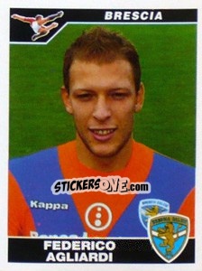 Sticker Federico Agliardi - Calciatori 2004-2005 n. 72 - Panini
