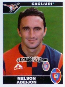 Sticker Nelson Abeijon - Calciatori 2004-2005 - Panini