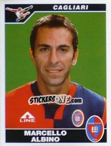 Sticker Marcello Albino - Calciatori 2004-2005 - Panini