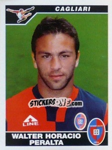 Sticker Walter Horacio Peralta - Calciatori 2004-2005 - Panini