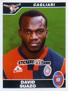 Cromo David Suazo - Calciatori 2004-2005 - Panini