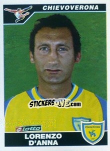 Sticker Lorenzo D'Anna - Calciatori 2004-2005 - Panini