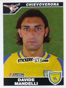 Sticker Davide Mandelli - Calciatori 2004-2005 - Panini