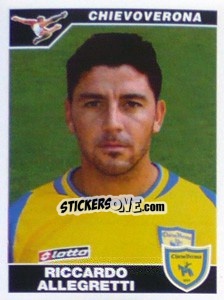 Sticker Riccardo Allegretti - Calciatori 2004-2005 - Panini