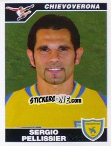 Figurina Sergio Pellissier - Calciatori 2004-2005 - Panini