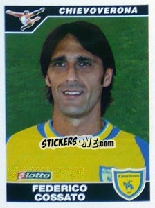 Cromo Federico Cossato - Calciatori 2004-2005 - Panini