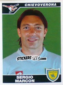 Figurina Sergio Marcon - Calciatori 2004-2005 - Panini