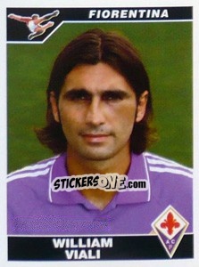 Sticker William Viali - Calciatori 2004-2005 - Panini