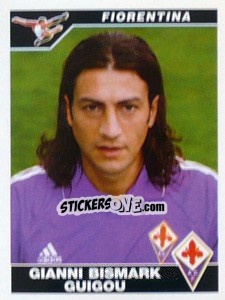 Figurina Gianni Bismark Guigou - Calciatori 2004-2005 - Panini