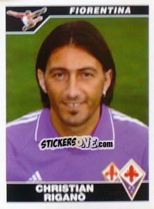 Sticker Christian Rigano - Calciatori 2004-2005 - Panini