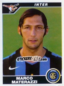 Cromo Marco Materazzi - Calciatori 2004-2005 - Panini