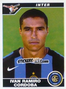 Figurina Ivan Ramiro Cordoba - Calciatori 2004-2005 - Panini