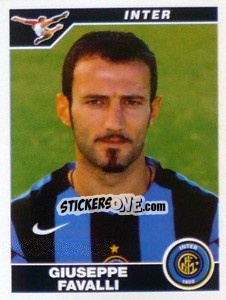 Cromo Giuseppe Favalli - Calciatori 2004-2005 - Panini