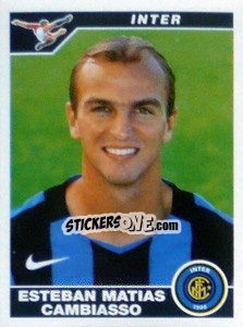 Figurina Esteban Matias Cambiasso - Calciatori 2004-2005 - Panini